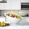 Yesland 2 Pack Porcelain Angled Serving Bowls - 26 oz