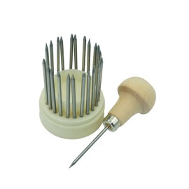 Mil-Tagane, Stone Holding Tools, Engraving, Ball Tool, Handle for Mil, Seaweed, Set of 23