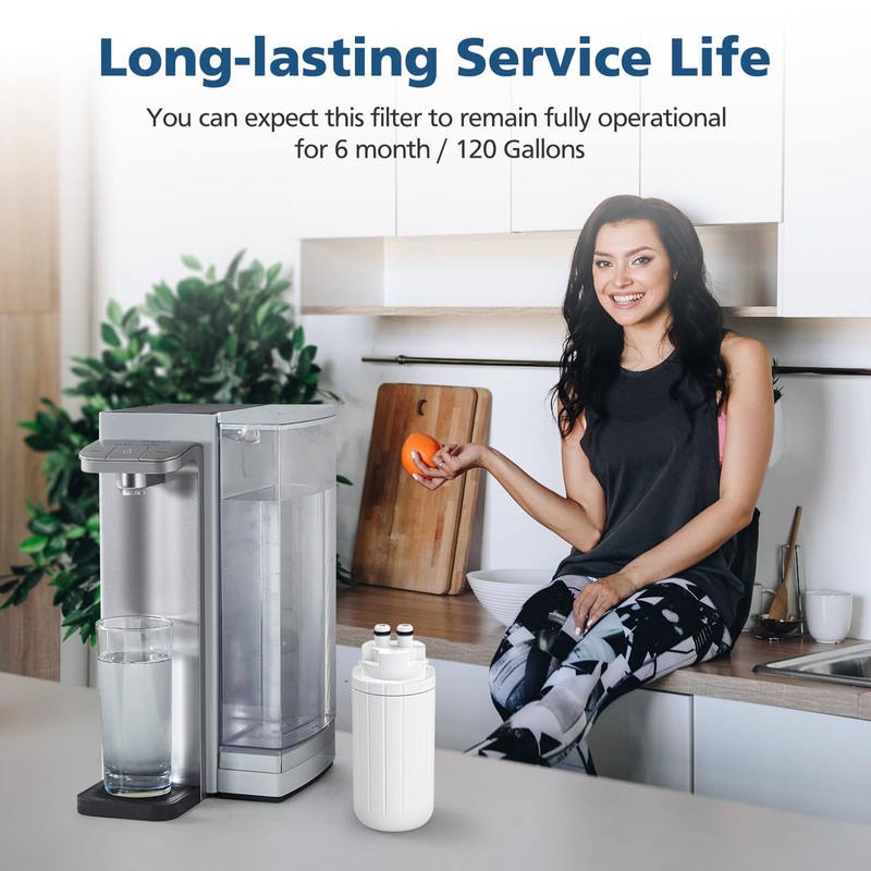 2-Pack Water Filter Replacement, Compatible with Brita Hub Instant Powerful