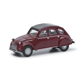 Schuco 1/87 Citroen 2CV Red Schuco Citroen 2CV