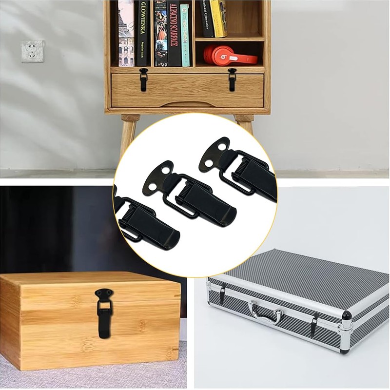 WeddHuis Pack of 6 Box Fastener Tension Lock Lever Lock