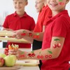 JoyAura Funny Cherry Temporary Tattoos - 6 Sheets 96 Pcs