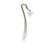 Stunning Shiny Silver Colour Guardian Angel Bookmark with Crystal Effect