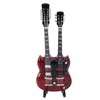 Wooden Miniature Guitar Elegant Mini Electric Guitar Musical Instrument Model