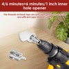 Tzdxfgl 2 Pcs PVC Pipe Thread Kit, Electric Drill Compatible