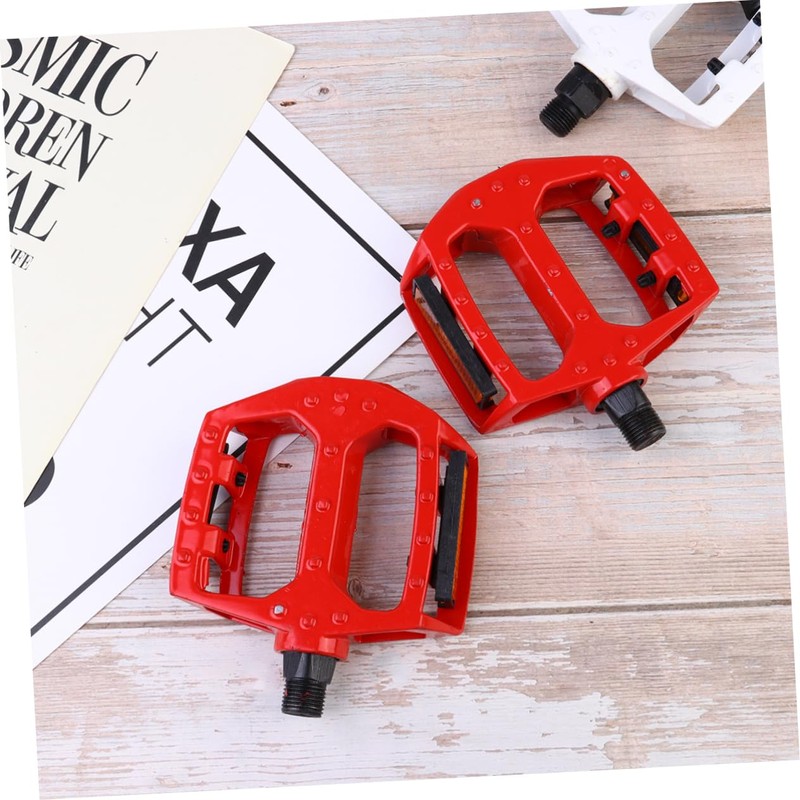 Abaodam 1 Pair Aluminium Alloy Bike Pedals with Rolling Beads