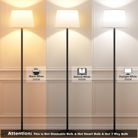 Youtime LED Light Bulb A19 3 Color Temperature 3000K-5000K-4000K,3CCT Color Changing Light Bulbs,Energy Saving 9W(60W Equivalent) LED Bulb,810LM for Bedroom,Living Room,4 Pack