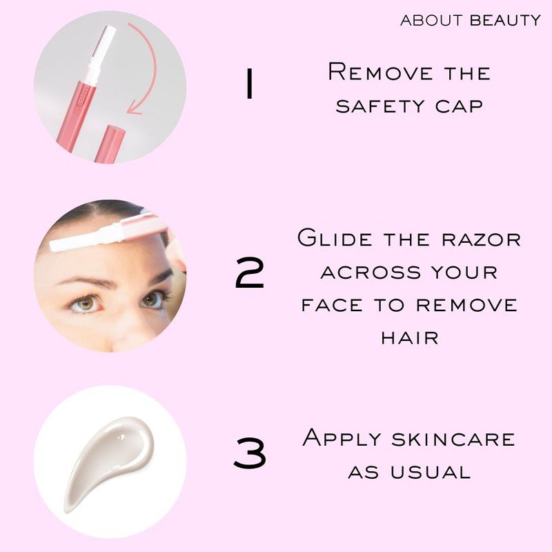 About Face Sonic Beauty Wand - Electric Facial Hair Remover