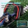 NANWEI 20 Inch Cordless Hedge Trimmer Compatible with Battery 1x