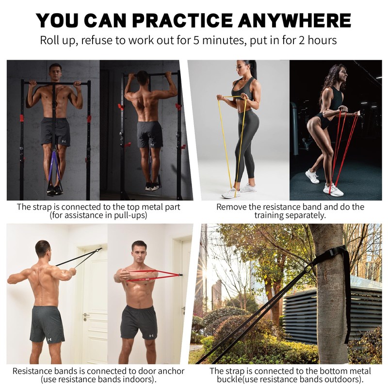 Ally Peaks Pull Up Assistance Bands，Heavy Duty Resistance Band for