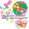 QCZKB Friendship Bracelet String 102 Skeins Fashionable Rainbow Color Embroidery