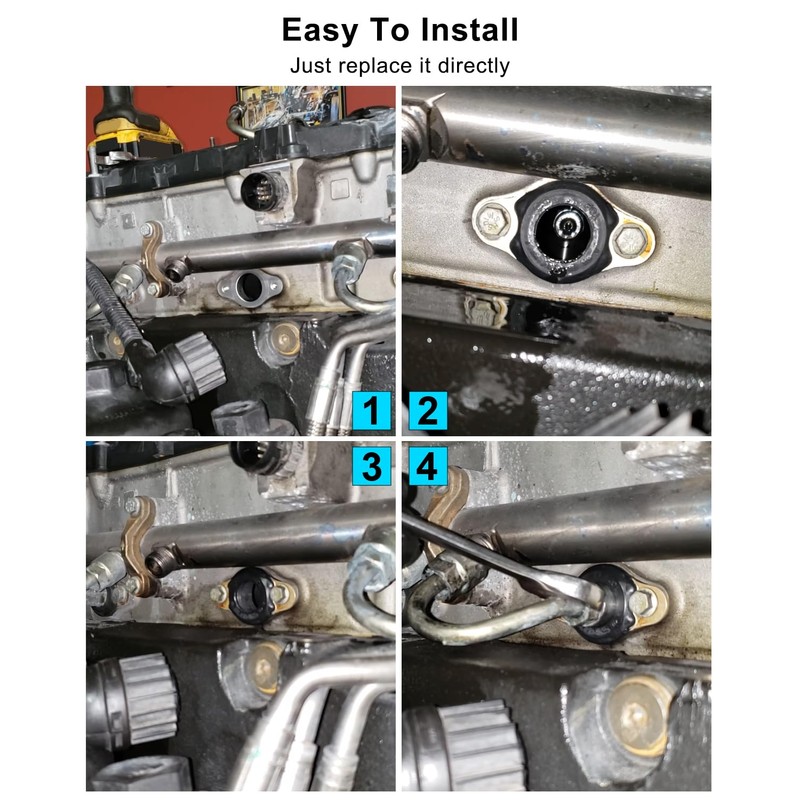 6Pcs Fuel Injector Line Seals Fit for Detroit Diesel Engines