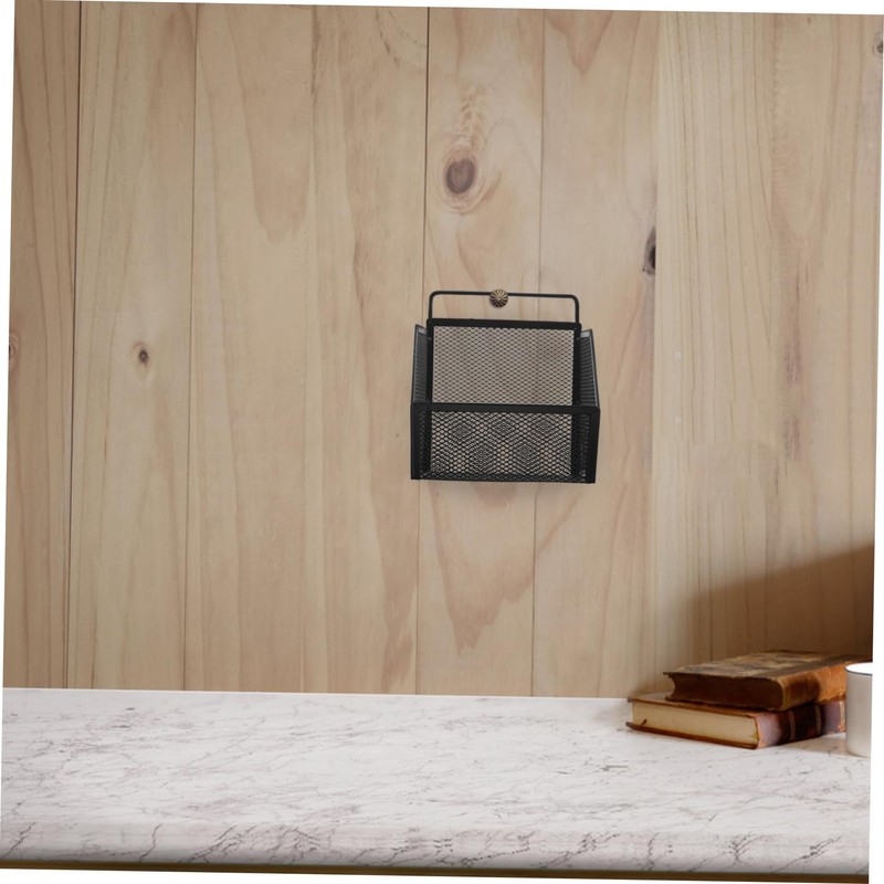 SHINEOFI Mesh Wall File Organizer Sturdy Iron Desktop Document Storage