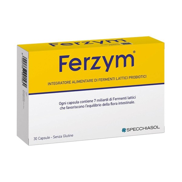 Specchiasol Ferzym Integratore Alimentare, 30 Capsule