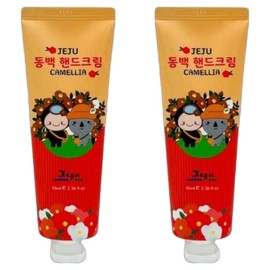 Jeju Gambit Camellia Hand Cream, 70ml, 2 pieces / 제주갬성 동백 핸드크림, 70ml, 2개