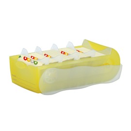 Han Croco Flashcard Box to Learn Vocabulary Easily, 5-Compartment Learning System, DIN A8 Index Card Box for 500 Cards, Incl. 5 Support Plates, 100 Flashcards, Learning Box, 998-653,