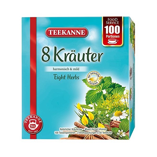 Teekanne 8 herbs / 100 bags