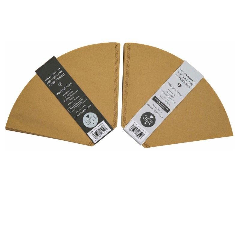 Size 6/No.6 /1x6 Coffee Filter Papers by COFFEE LUSSO, Cone