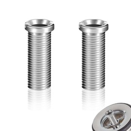 Kitchen Sink Basket Strainer Screw, Hollow Screw Sink, Strainer Basket Sink Strainer Screw, 35 mm Stainless Steel Drain Strainer Screw, Hollow Screw for Strainer Basket Valves, for Sink, Sink Strainer