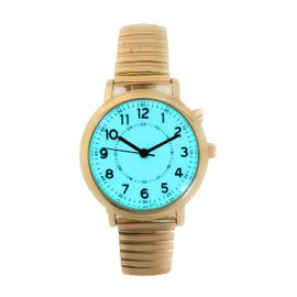 all4udeals Mens Ladies 32mm Light Up Night Light Stretch Elastic Band Fashion Watch