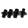 AC Bulkhead Billet Aluminium Alloy Universal 4 Ports Air Conditioning