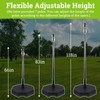 Tetherball Tennis&Tetherball Set with Sturdy Base,Tetherball Equipment for Backyard,with 9.83