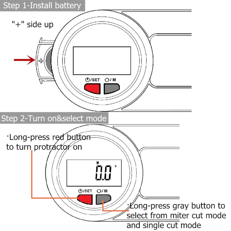 GemRed Digital Miter Saw Protractor