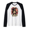 Chicana Con Sazón Vaquero Rodeo Art Raglan Baseball Tee