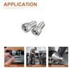 DTGN 1/4-20x1/2" Socket Head Cap Screws Bolts, 25Pcs 304 Stainless