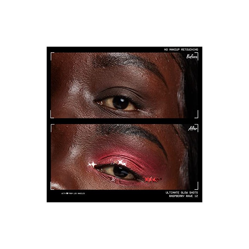 NYX Professional Makeup, Glow Shots, Sombra de ojos liquida, Rasberry