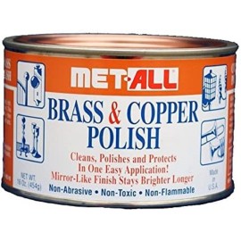 Met-All Brass & Copper Polish 16 oz. Can