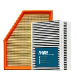 Cabin & Engine Air Filter Combo Kit for X5/X6/X7 (2019-2024, 3.0L), 5/7 Series (2017-2023), and 8 Series (2020-2024, 3.0L), Replaces Part Numbers 64119366401, 64115A1BDB6, PA99308, 13718577170