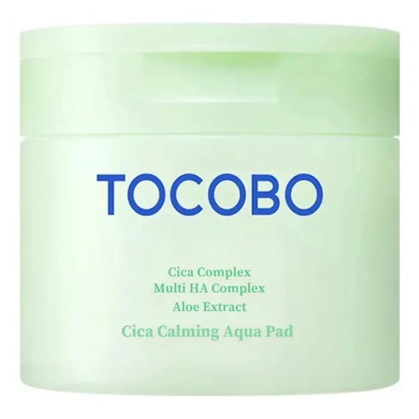 Tocobo Cica Calming Aqua Pad Toner Pads Refrescantes Momento de