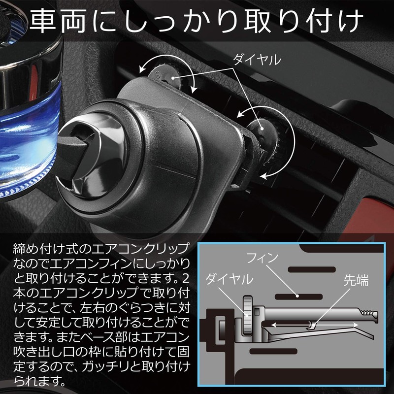 CARMATE CZ491 Parfamate Car Air Freshener Stand, For Standing Type,