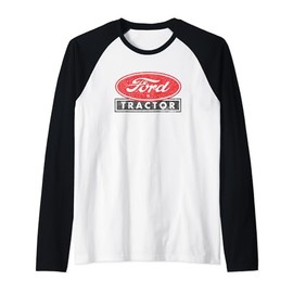 Ford Ford Tractor Logo Raglan Baseball Tee