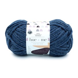Lion Brand Yarn, Hue + Me Chunky Yarn for Crocheting, Knitting, and Crafts, Magic Hour, 1 Pack
