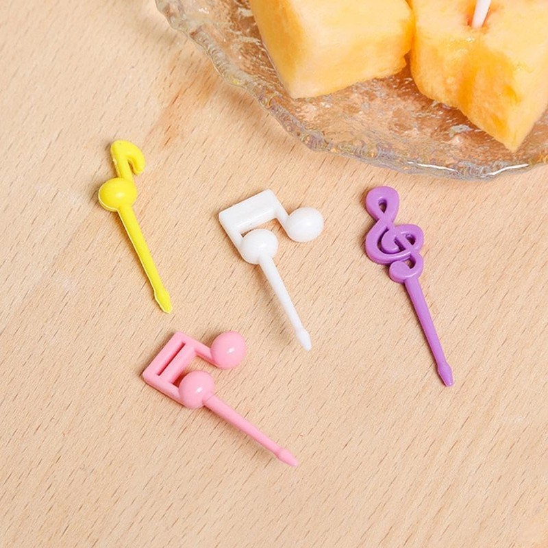 BWESOO 8 Pcs Fun Bento Picks Set, Plastic Bento Picks,