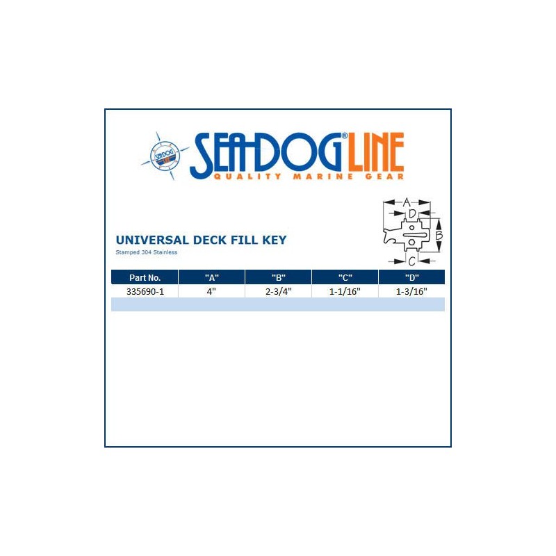 AMRS-335690-1 * Sea Dog Stainless Steel Multi-Function Marine Deck Plate