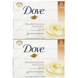 Dove Beauty Bar - Shea Butter with Warm Vanilla - 4 oz - 8 ct - 2 pk