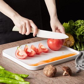 VERBENA LINN Chopping Boards, Set of 1 Chopping Board, 2 Sizes to Choose From, U-shaped Design, PP Material Chopping Boards for Chopping Meat and Vegetables in the Kitchen