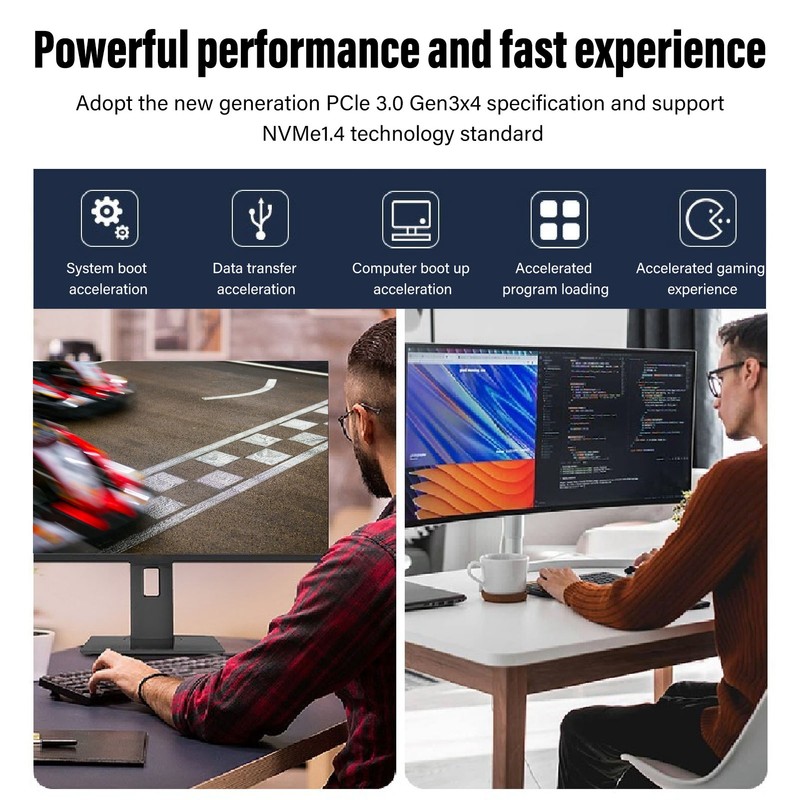 Nvme PCIE SSD PCIE Gen3 3500MB/S Read Speed 2800MB/S Write