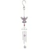 Carson Home Accents CHA63156 Pewterworks Angel Crystal Wind Chime