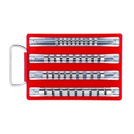 Laser 2789 Socket Rail Rack - Small, Red