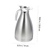 LABRIMP Stainless Steel Insulated Kettle Thermal Bottle 1.5l Double Layer