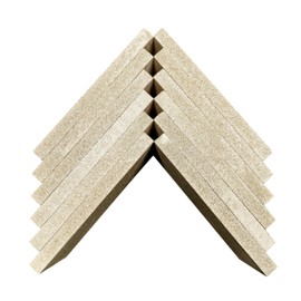 BoldWay Firebricks,Fire Bricks for Wood Stove,High Temperature Resistant Vermiculite Bricks(2700F),Cuttable and Drillable,Ideal for Wood Stoves and Fireplaces,Size 9" x 4-1/2" x 3/4", 6 Pack