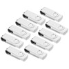 USB Sticks 2GB 10 Stück, AreTop Speicherstick Rotate Metall High