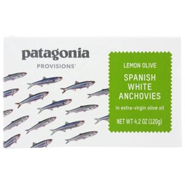 Patagonia Provisions Lemon Olive Spanish White Anchovies In Extra Virgin Olive Oil, 4.2 Ounces (Pack Of 10)