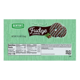 Benton’s Cookies (Pack of 2, Mint Striped Fudge)