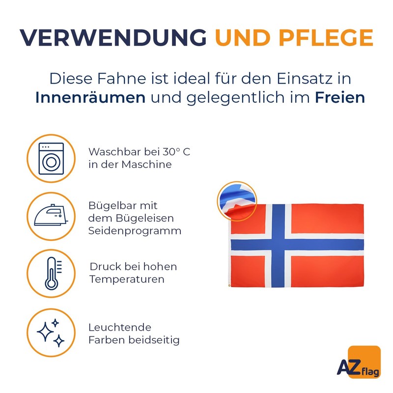 AZ FLAG Flagge NORWEGEN 150x90cm - NORWEGISCHE Fahne 90 x