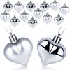 Liitrton 15 PCS Heart Shaped Decorations for Christmas Tree Party